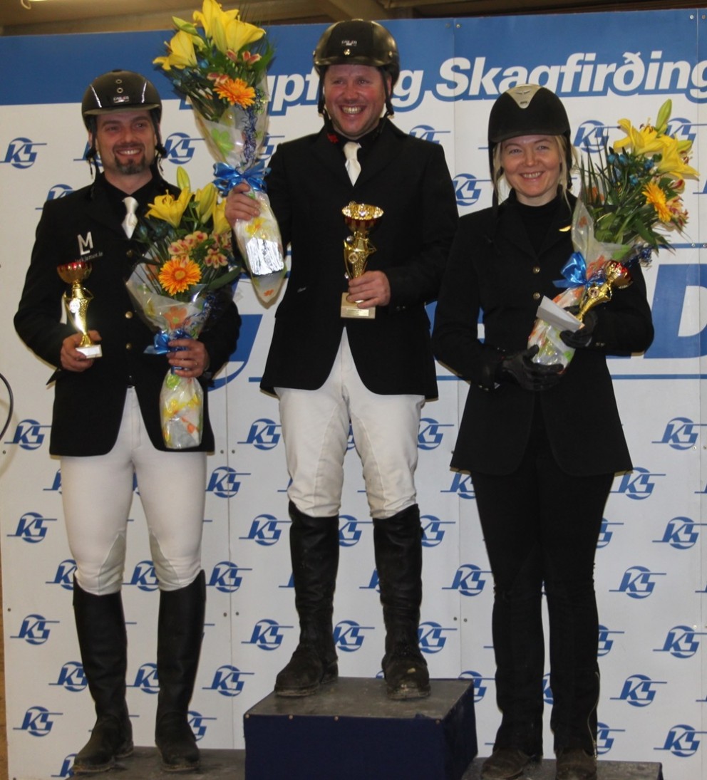 Bjarni Jónasson sigraði á Randalín frá Efri-Rauðalæk