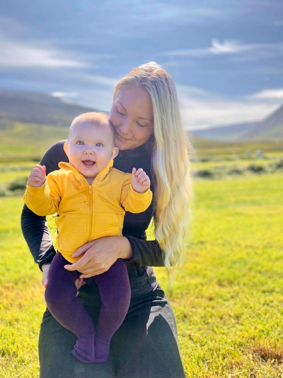 Úrsúla og dóttirin Hera.