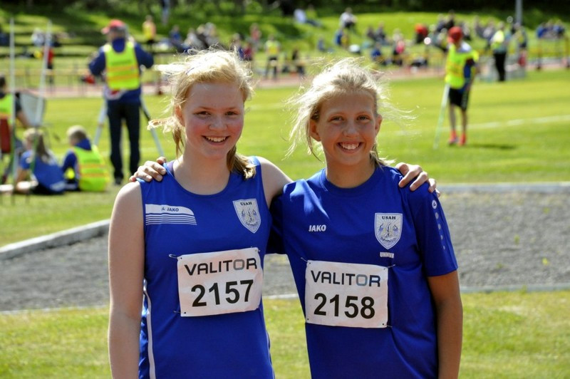 Aðalheiður og Unnur Borg að loknu móti. Mynd: Húni.is.