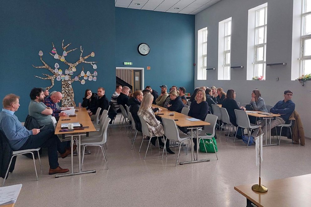 35 af 36 fulltrúum mættu á þingið. MYND AF FB USAH