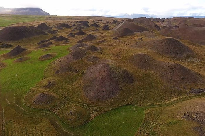 Vatnsdalshólar. Mynd: Efla.is