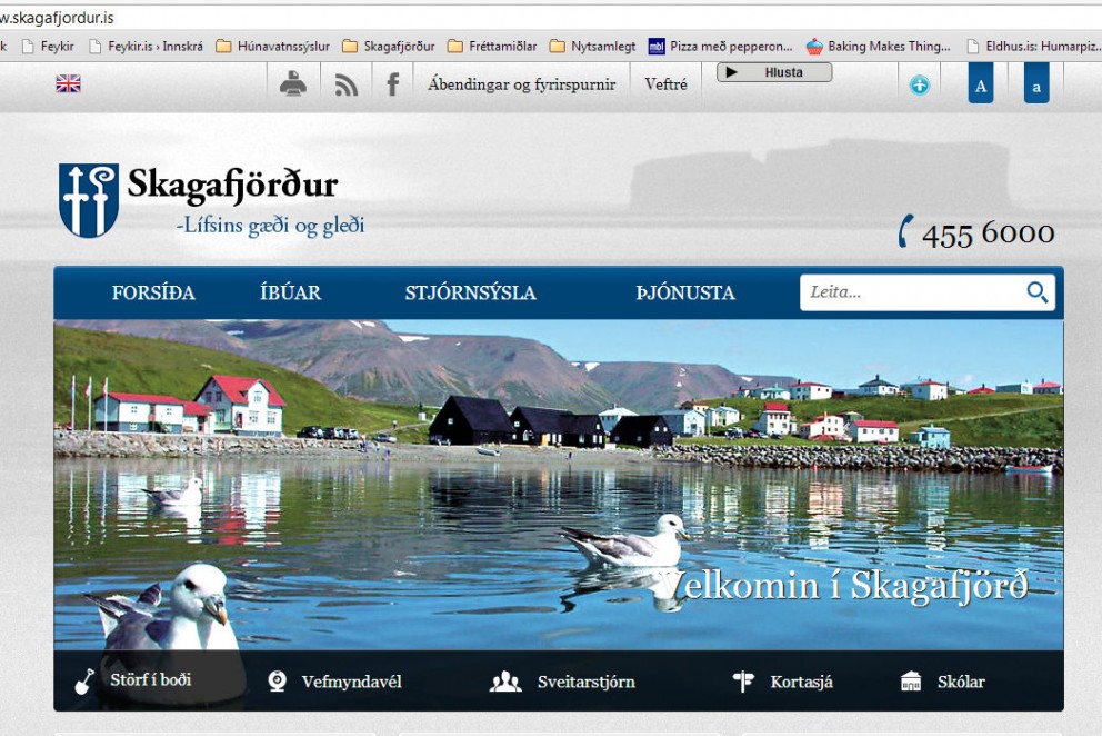 Nýr vefur sveitarfélagsins Skagafjarðar