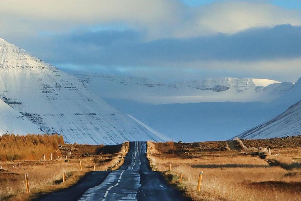 Vegur 767 – eða kannski bara einkennisvegur skagfirsku sveiflunnar? MYND: ÓAB