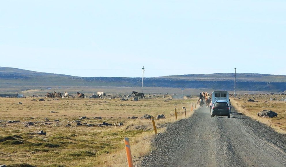 Ekið á Skaga. Myndin tengist fréttinni ekki beint. MYND: ÓAB