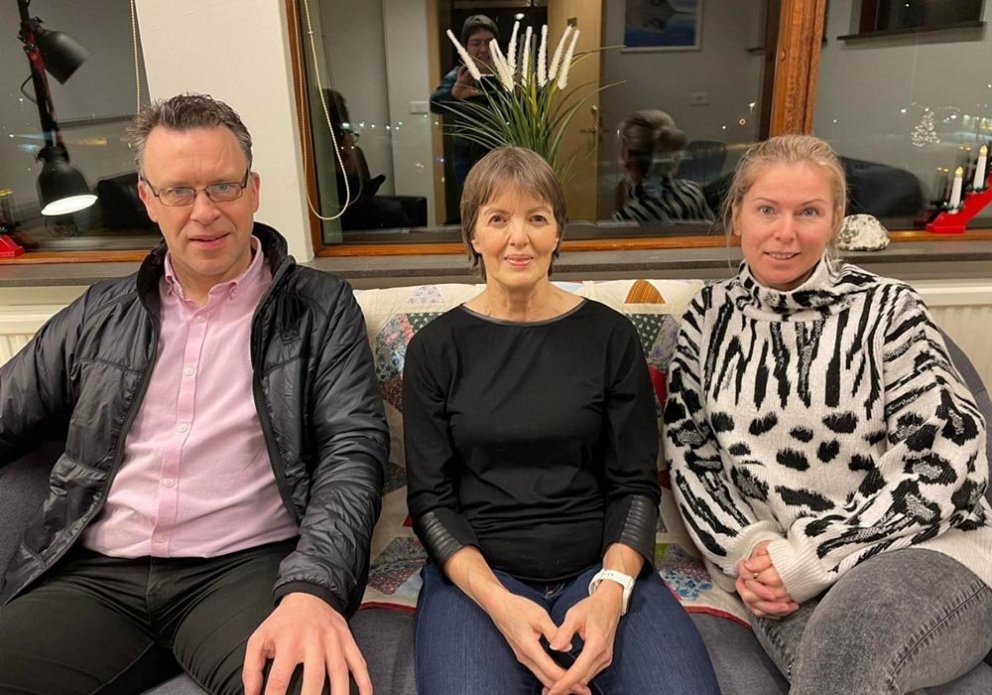 Sr. Magnús Magnússon, Ólöf og Elísa Ýr Sverrisdóttir. MYND: HÚNAÞING.IS