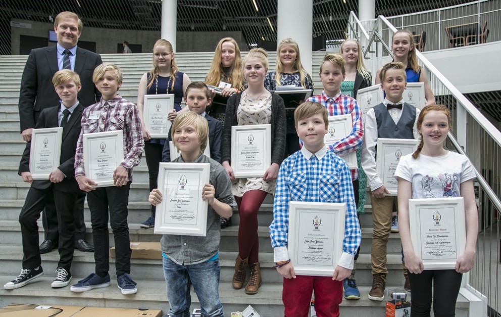 Jón Hjálmar og og Svend Emil hlutu bronsverðlaun
