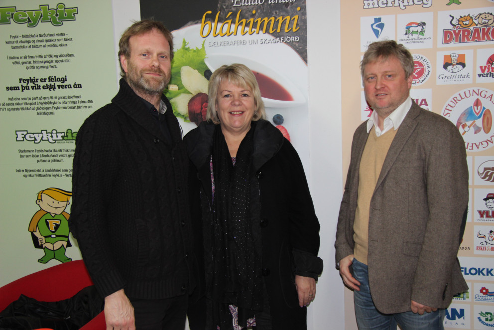 Kolbeinn Proppé, Lilja Rafney Magnúsdóttir og Bjarni Jónsson. Mynd: KSE