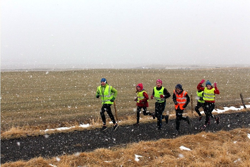 Hlaupinn er svokallaður Hegraneshringur sem er um 65 km langur. Mynd: Íris Olga Lúðvíksdóttir.