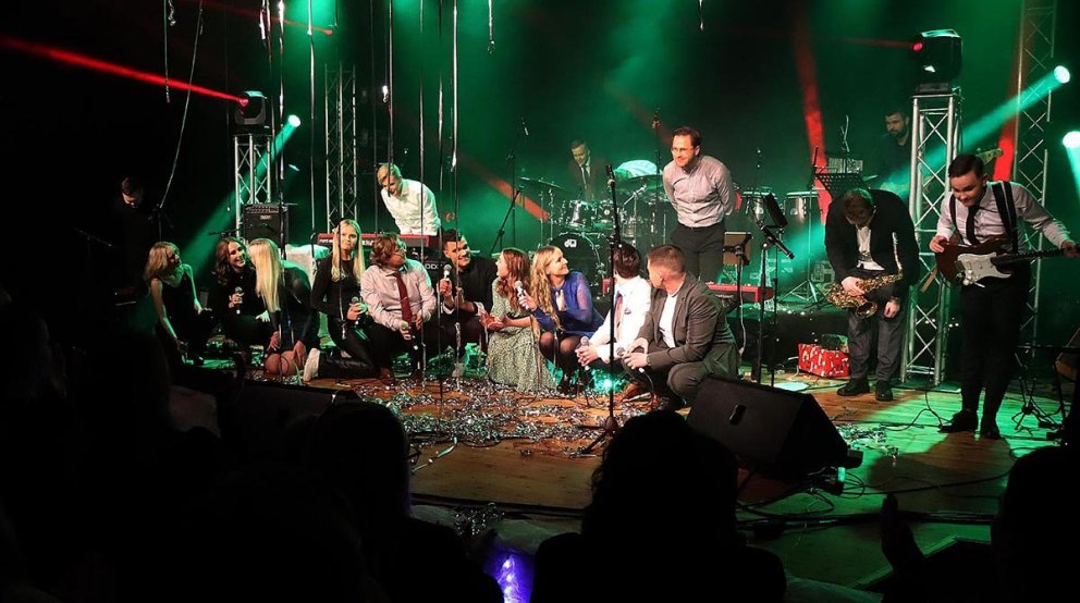 Frábær stemning var á tónleikunum. MYNDIR: ÓAB