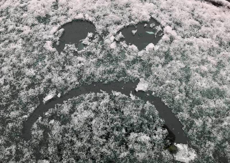 Það er vissara að fylgjast með fréttum af færð og veðri áður en haldið er út í kvöldið. MYND: ÓAB