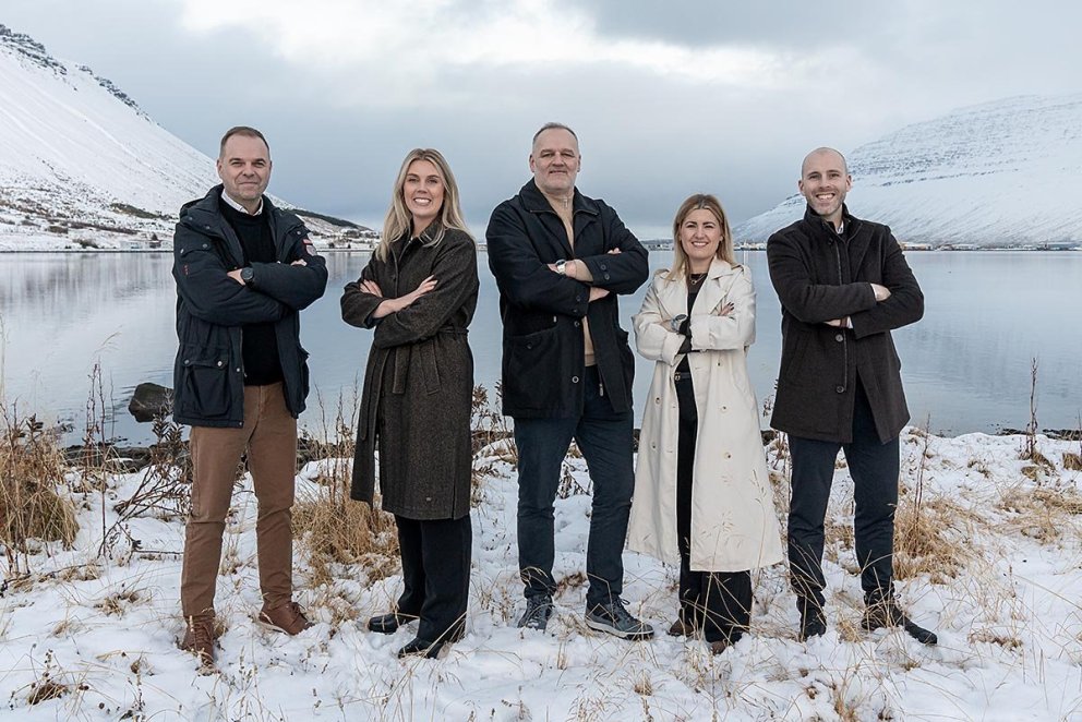 Fimm efstu á lista Sjálfstæðisflokksins. AÐSEND MYND