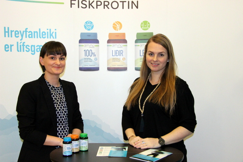 Íris Björk Marteinsdóttir sölu- og gæðastjóri Protis og Laufey Kristín Skúladóttir markaðs- og sölustjóri Fisk Seafood. Mynd: PF.