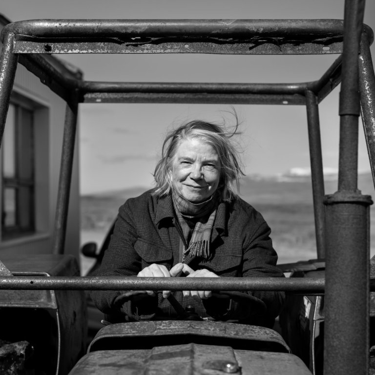 Mynd frá sýningunni.