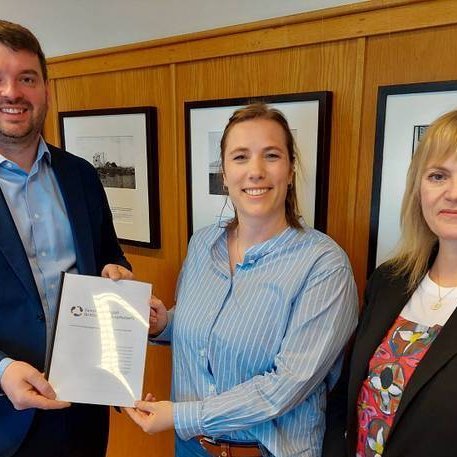 Ásmundur Einar Daðason, Sigurbjörg Sigurpálsdóttir Samskiptaráðgjafi og Þóra Sigfríður Einarsdóttir frá Domus Mentis