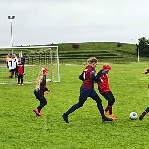 Fótboltastúlkur framtíðarinnar á Steinullarmóti. Mynd: SHV. Aðrar myndir: ÓAB