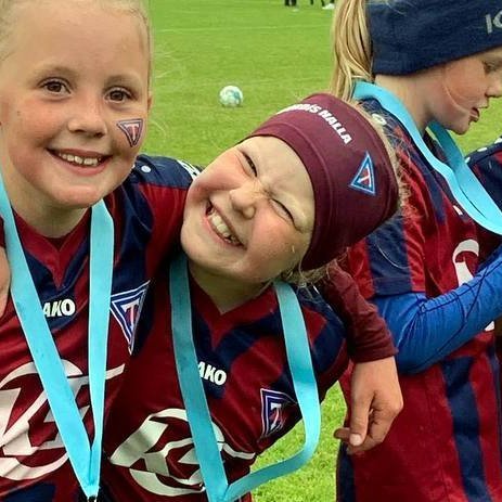 Kampakátar Stólastúlkur að móti loknu. MYNDIR AÐSENDAR