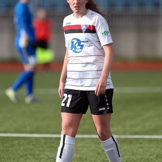 Ljóst er að Krista Sól verður lengi frá. MYND: Tekinn af facebook síðu Tindastóll knattspyrna.