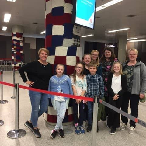 Hópurinn að lokinni uppsetningu. Myndir: Berglind Björnsdóttir