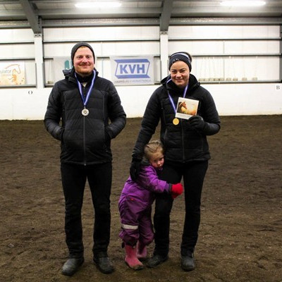 Myndir: Sigurvegari 1. Flokks, Fanney Dögg Indriðadóttir, fékk gjafabréf frá Regulator Complete Ís. Í 2. sæti lenti Elvar Logi Friðriksson.