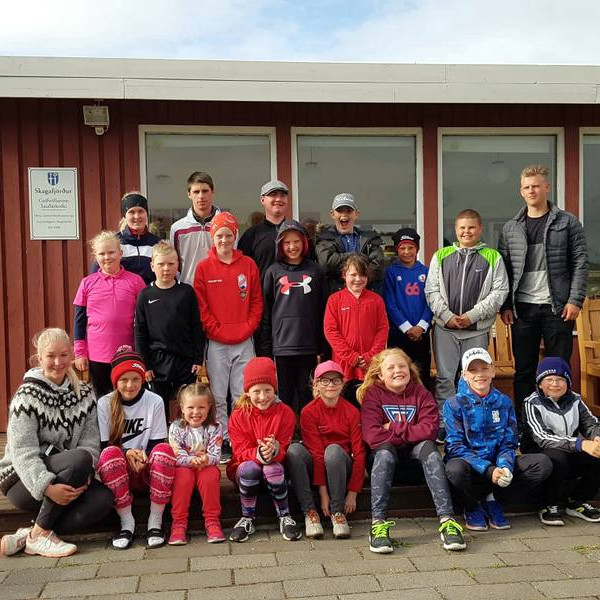 Þátttakendur í golfmaraþoninu. Mynd: Af vef www.gss.is