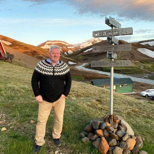 Sigurður Ingi á fjöllum. Mynd: stjornarradid.is