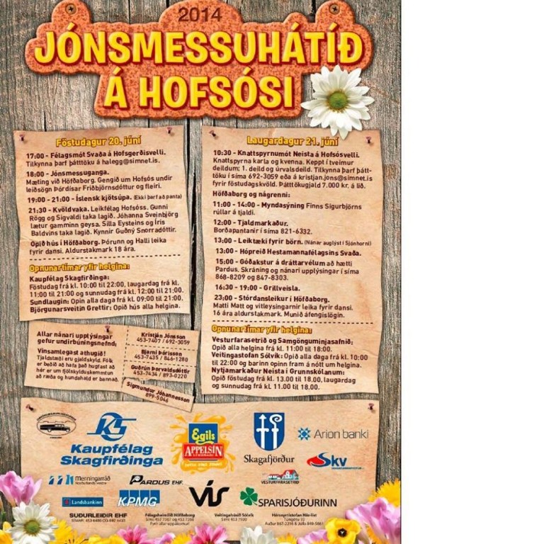 Jónsmessuhátíð hefst í dag