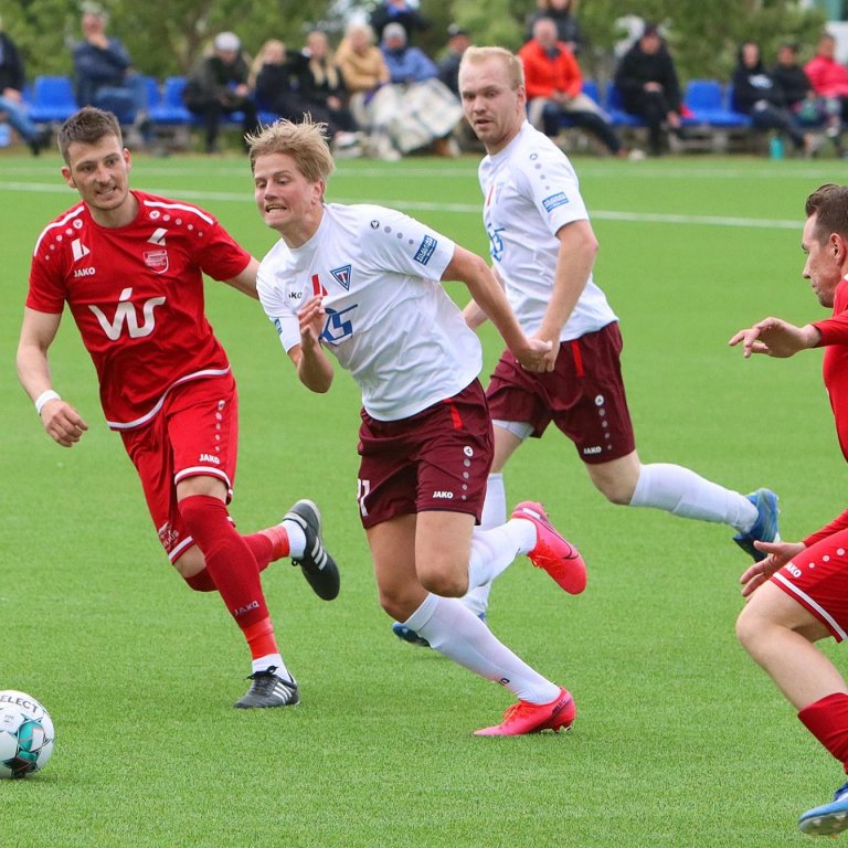 Arnar Ólafsson lék sinn 100. leik fyrir Tindastól í dag. Mynd: ÓAB