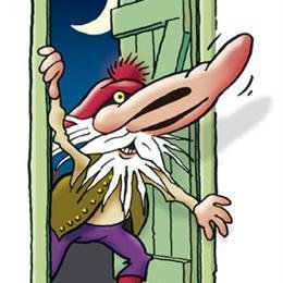 Gáttaþefur er ellefti jólasveinninn. Hann er með gríðarstórt nef og finnur lykt af laufabrauði langt upp á fjöll. Þá trítlar hann til bæja, enda veikur fyrir lyktinni, og stingur hausnum inn um gættina til að drekka hana í sig.Tekið af mjolk.is.