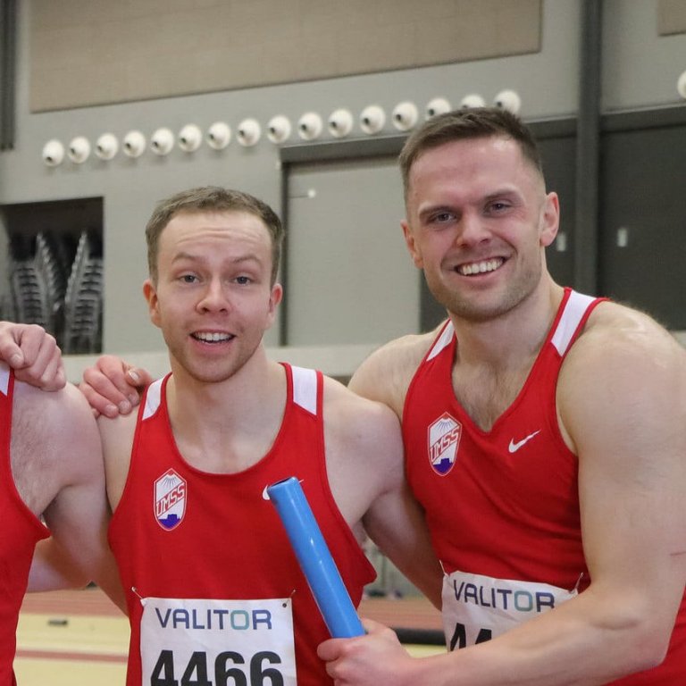 Sveinbjörn og Ísak á góðri stundu. Mynd: Þorkell Stefánsson