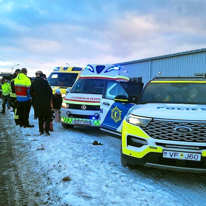 Frá 112 deginum. MYND: GUNNAR ÖRN