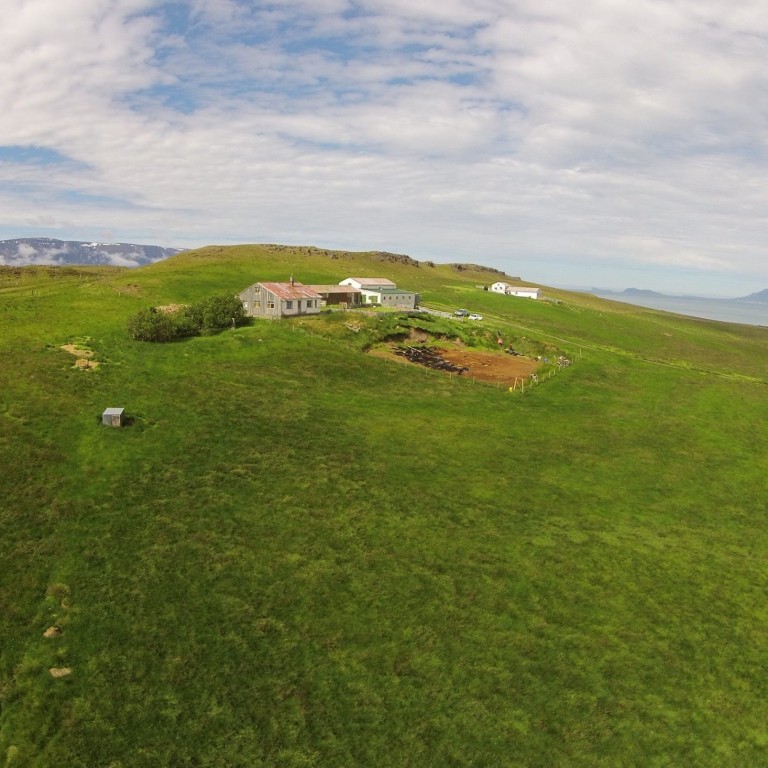 Horft til uppgraftarsvæðisins austan gamla Keflavíkurbæjarins. Mynd/Fb-síða Byggðasafns Skagfirðinga.