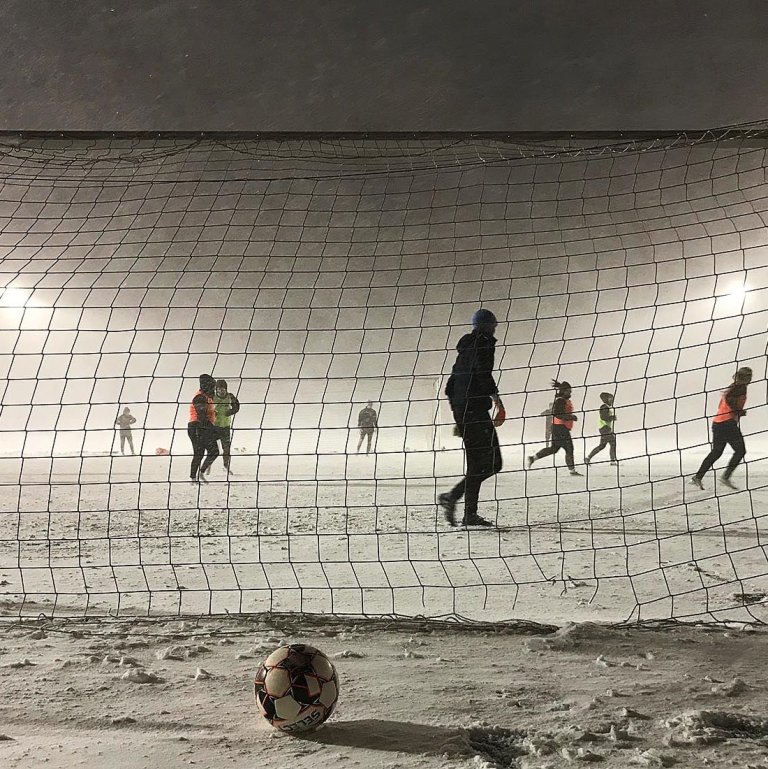 Ein tveggja ára gömul æfingamynd af Króknum. MYND: ÓAB