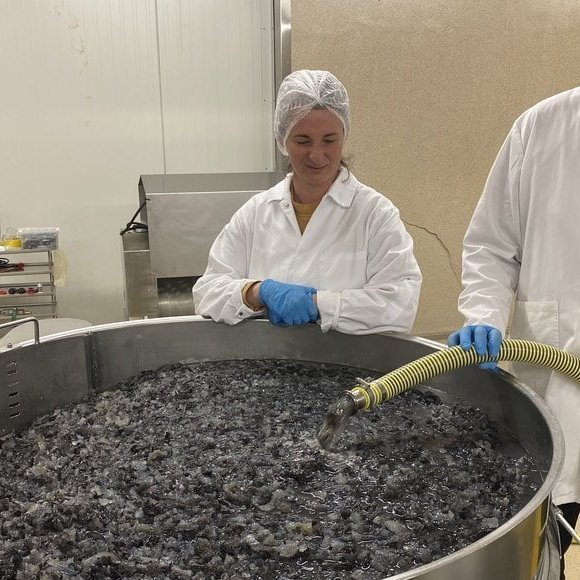 Judith Maria Scheja og Hjörleifur Einarsson vinna að verkefninu. MYND/BIOPOL