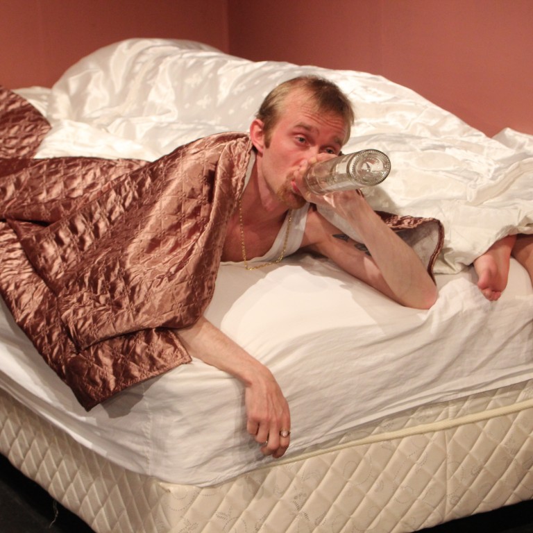 Frá æfingu á leikritinu. Mynd: KSE