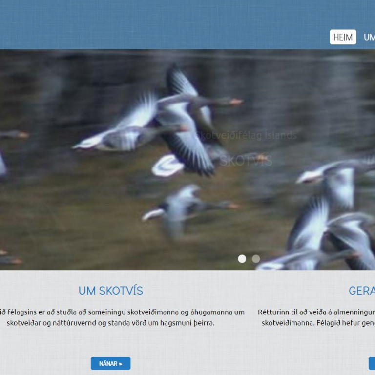 Af heimasíðu Skotvís.