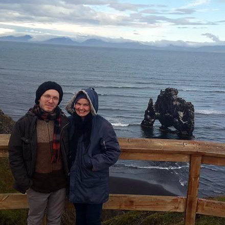 Matgæðingarnir Jóhannes og Arnfríður.