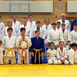 Frá æfingabúðum í júdó á Blönduósi. Mynd: Garðar Hrafn Skaptason.