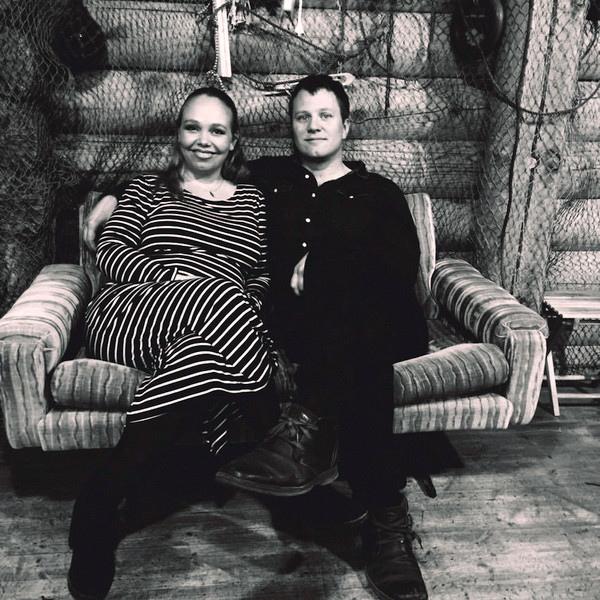 Matgæðingarnir Ástrós og Valtýr á Skagaströnd.