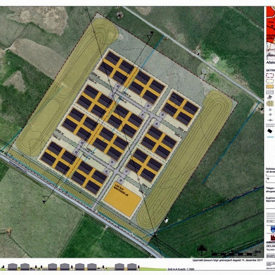 Skjáskot - yfirlitsmynd sem finna má á vef Blönduósbæjar.