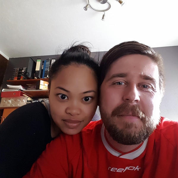 Matgæðingarnir Marie Ann og Magnús .