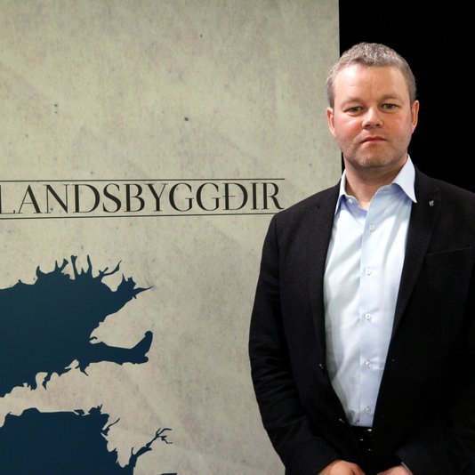 Sigfús Ingi í höfuðstöðvum N4. Aðsend mynd.