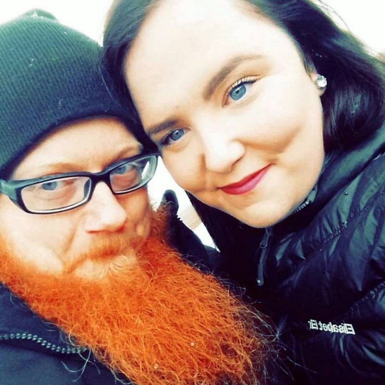 Matgæðingarnir Birkir Þór og Elísabet Eir.
