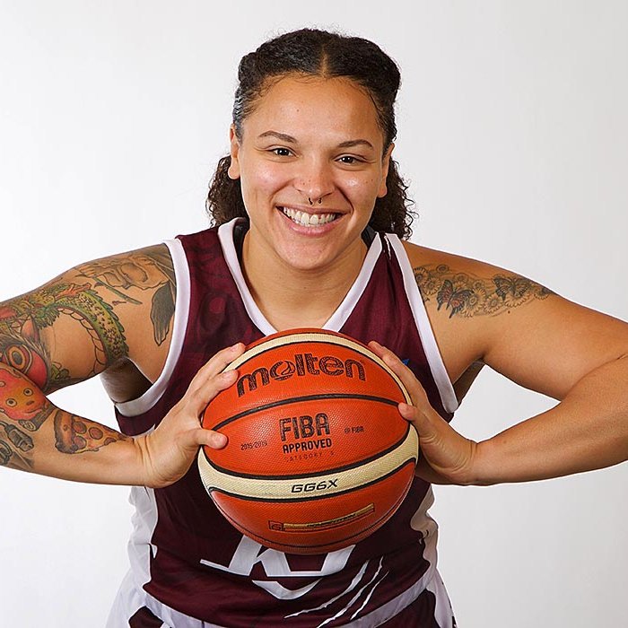 Tess Williams fór mikinn í leikjunum gegn Hamri. MYND: GUNNHILDUR GÍSLA