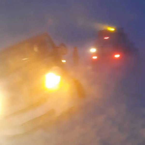 Myndirnar tók Daniel Þór á Holtavörðuheiði í morgun. Myndin tekin af FB Húna.