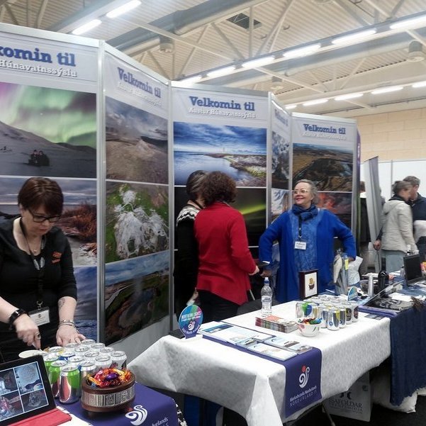 Sýningarbásar Austur-Húnvetninga. Mynd af Facebooksíðu áhugafólks um ferðaþjónustu í A-Húnavatnssýslu.