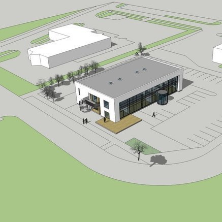 Nýbygging Byggðastofnunar á Sauðárkróki.