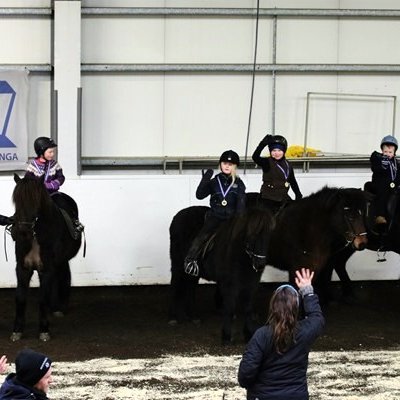 Fjórir pollar tóku þátt í pollaflokknum og stóðu sig að sjálfsögðu svakalega vel, segir á heimasíðu Þyts. Myndir: http://thytur.123.is.