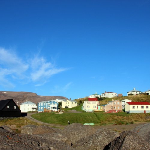 Plássið á Hofsósi. Mynd:FE