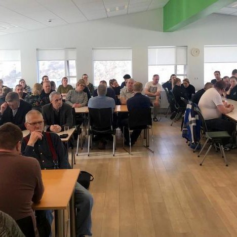 Veisla í landvinnslu fyrirtækisins á Sauðárkróki. Mynd: FB Fisk Seafood.