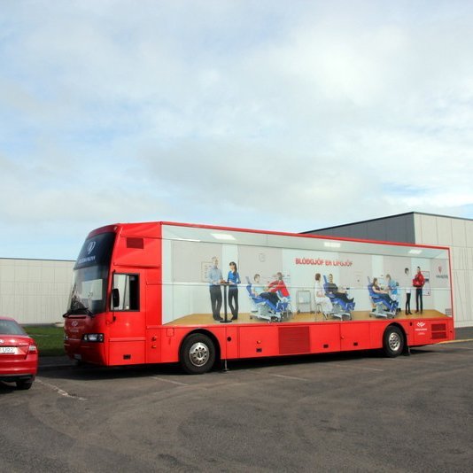 Blóðbíllinn verður á Sauðárkróki eftir helgi. Mynd: FE.